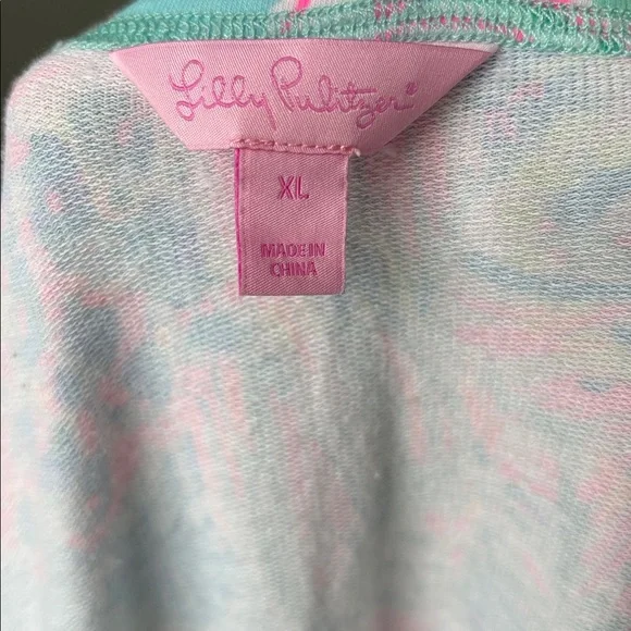 Lilly Pulitzer UPF 50+ Justina Tunic in Gypsea Serene Blue Size XL - Picture 4 of 10